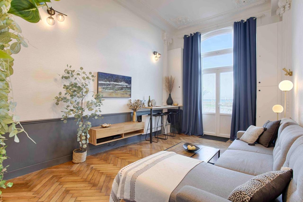 Welc'Home In Houlgate - Vue Et Acces Direct Sur Mer Exterior foto